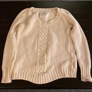 Old navy x-large cream knitted sweater